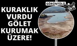 Kuraklığın vurduğu Ula Göleti kurumak üzere