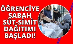 İzmir'de öğrencilere sabahları süt ve simit