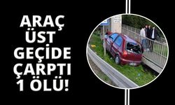 İzmir'de otomobil üst geçide çarptı: 1 ölü, 1 yaralı