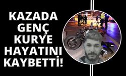 Denizli'de kazada motokurye hayatını kaybetti