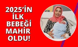 İzmir'de yeni yılın ilk bebeği Mahir Deniz oldu