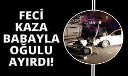 Babayla oğlunu ayıran kazada 1'i bebek 4 kişi yaralandı