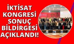 4. İzmir Kadın ve İktisat Kongresi Sonuç Bildirgesi Açıklandı