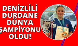 Denizlili kick boksçu Durdane dünya şampiyonu oldu