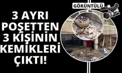 İzmir'de tüyler ürperten olay: 3 poşetten 3 insan iskeleti