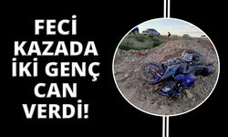 Denizli'de motosiklet yol kenarına devrildi: 2 ölü