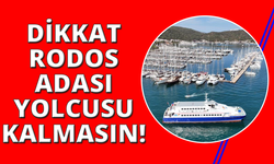 Fethiye-Rodos seferleri başladı
