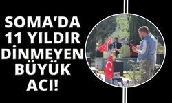 Soma faciasının 11. yılında 301 madenci mezarları başında anıldı