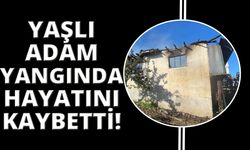 Evde çıkan yangında 92 yaşındaki adam hayatını kaybetti