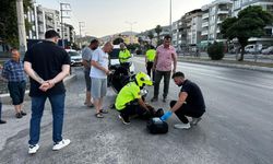 Milas’ta otomobil ile motosiklet çarpıştı