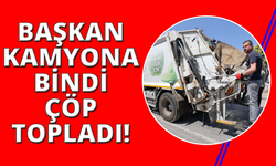 Belediye başkanı vatandaşlarla çöp topladı
