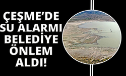 Çeşme Kutlu Aktaş Barajı'nda su seviyesi yüzde 13’e düştü