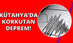 Kütahya'da öğle vakti korkutan deprem