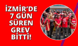 İzmir'de grevi bitiren imzalar atıldı