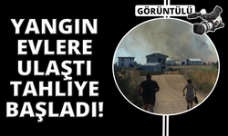 Bornova Yakaköy'de yangın sebebiyle tahliyeler başladı