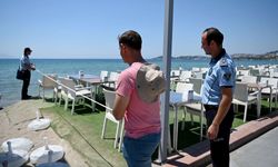 Kuşadası plajlarında ‘Kıyı Kanunu' denetimi