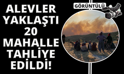 Akhisar'da yangın nedeniyle 20 mahalle tahliye edildi