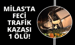 Milas'ta trafik kazası: 1 ölü, 1 ağır yaralı