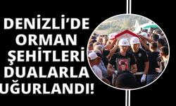 Denizlili orman şehitleri son yolculuklarına uğurlandı