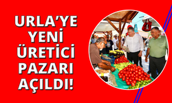 Urla Uzunkuyu Üretici Pazarı hizmete açıldı