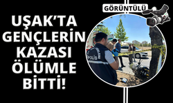 Uşak'ta motosiklet kazasında 19 yaşındaki sürücü hayatını kaybetti