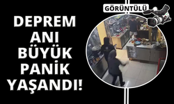 Deprem anı Manisa'da kameralara yansıdı