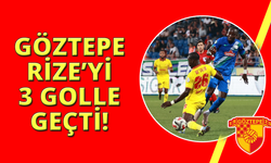 Göztepe deplasmanda Rize'yi 3 golle yendi