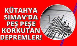 Simav’da peş peşe depremler korkuttu