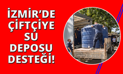 İzmir'de yangın geçiren köylere su deposu dağıtılıyor