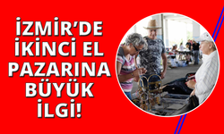 İzmir'de "İkinci El Pazarı" büyük ilgi görüyor