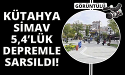 Simav’da 5.4 büyüklüğünde deprem