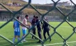 Amatör lig maçında çıkan tartışmayı polis biber gazıyla bastırdı