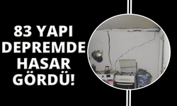 Manisa'da 83 yapı depremden etkilendi