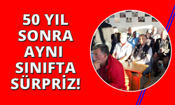 İzmir'de 50 yıl sonra aynı sıralara tekrar oturdular