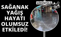İzmir’de sağanak yağış hayatı olumsuz etkiledi