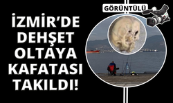 İzmir'de oltaya insan kafatası takıldı