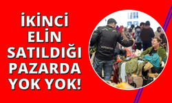 İzmir'de İkinci El Pazarı'ndan herkes istediğini bulabiliyor