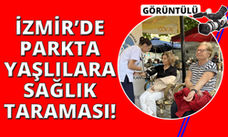 İzmir'de öğrencilerden vatandaşlara ücretsiz sağlık tarama testi