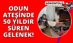 Manisa'da odun ateşinde 50 yıllık gelenek