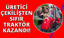 Festival çekiliş bileti üreticiyi sıfır traktör kazandırdı