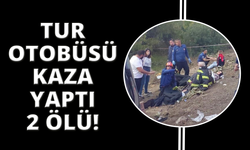 İzmirli tur otobüsü şarampole yuvarlandı ölü ve yaralılar var
