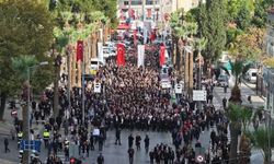 Denizli'de saat 09.05'i gösterdiğinde hayat durdu