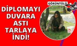 Ataması yapılmayan öğretmen köyünde çiftçi oldu