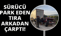 Manisa'da park halindeki tır can aldı