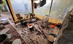 Datça’da sağanak yağış etkili oldu