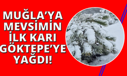 Muğla’ya mevsimin ilk karı yağdı