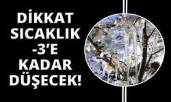 Muğla'da hava sıcaklığı -3’lere düşüyor