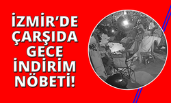 İzmir'de kamp sandalyeli, battaniyeli indirim nöbeti