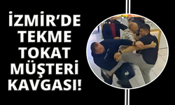 Kuyumcuların 'müşteri' kavgası kamerada