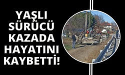 İki aracın çarpıştığı kazada yaşlı sürücü hayatını kaybetti